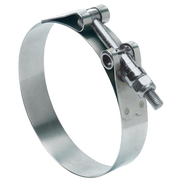 B & K Ideal Tridon 1-1/2 in. 1-5/8 in. 150 Silver Hose Clamp With Tongue Bridge Stainless Steel Band T-Bol 300100150553 - main